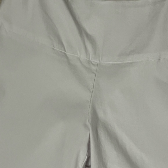 White Pull-On Skimmer Pants - Picture 2 of 3